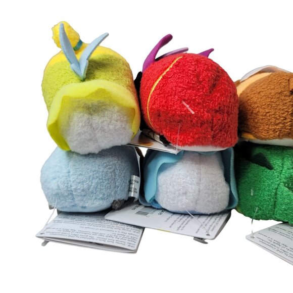 Disney Peter Pan Mini Plush Lot of 10 Tinkerbell Captain Hook John Tsum Tsum NEW - Picture 7 of 16